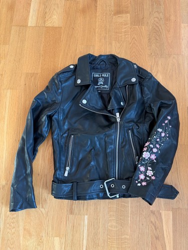Lederjacke schwarz 140 - gr.,