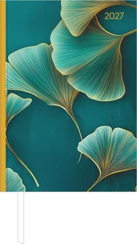 Buchkalender style ginkgo 2027 - buchkalender,