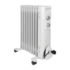 Clatronic 263907 elektrischer Ölradiator RA 3736 weiß mit 2000 Watt und 3 Leistu