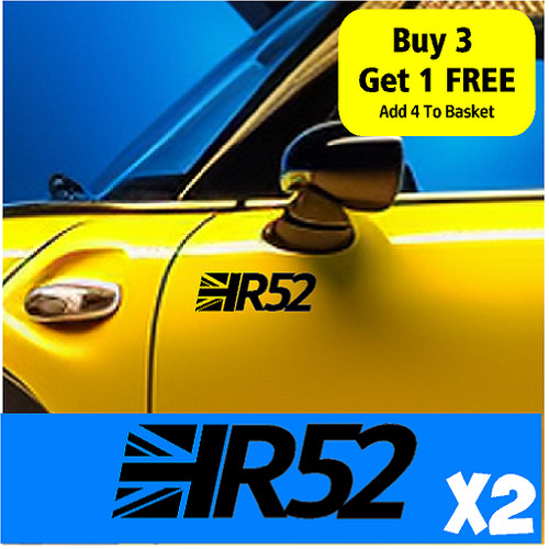 R52 mini cooper union jack - r52, s