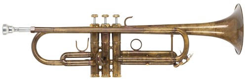 Trompete vintage lackiert - trompete,