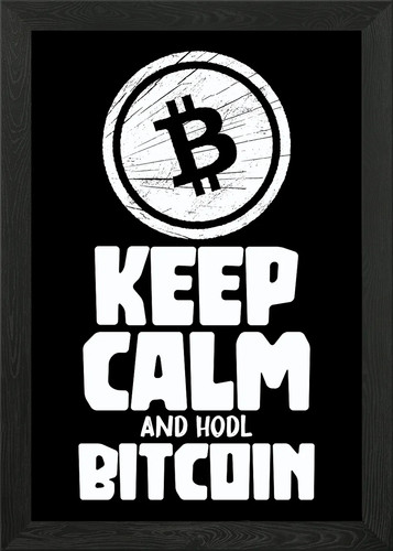 Lustiges gerahmtes bitcoin - lustiges,