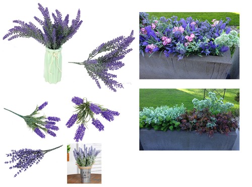 Deko lavendel kunstpflanze - lavendel,