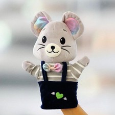 Maus Handpuppe Katze Wrestling