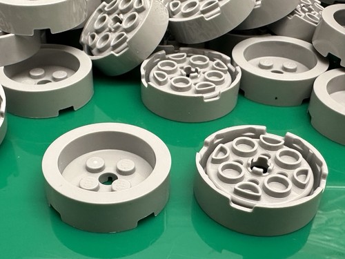 Lego stein 4x4 - stein, rund