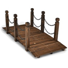 Holzbrücke Gartenbrücke