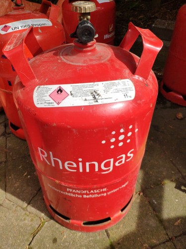 Gasflasche 11kg leer - ,, rot