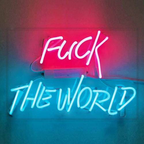 Fvck the world neon sign - fvck,
