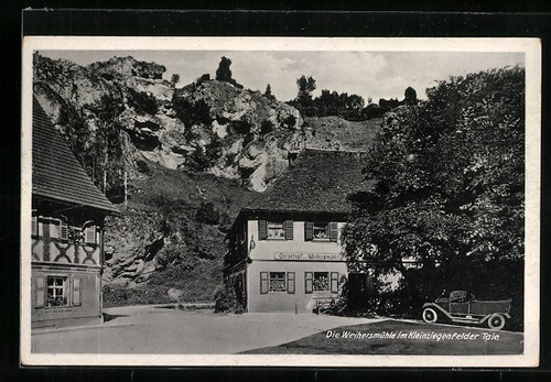 Ansichtskarte burgkunstadt - ansichtskarte,