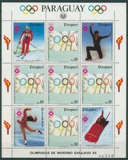 Paraguay 1984 olympische - paraguay,