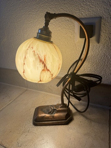 Vintage art déco tischlampe - vintage,