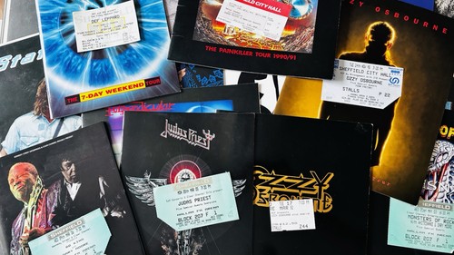 Rock concert programmes - programmes, &