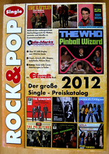 Rock & Pop  Single Preiskatalog 2012 Superzustand!