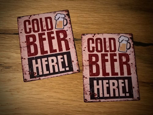 Beer aufkleber sticker - 2x,