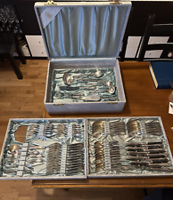 Ebel Solingen 120er Silberauflage 12 Personen Besteck  75 Teiliges Besteck Set