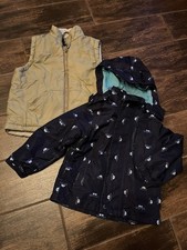 Regenjacke + Weste 86/92 Pocopiano Topolino