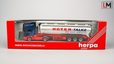 1:87 Herpa Scania TL Silo Sattelzug LKW Hoyer Talke // X_542