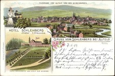 Litho Alfeld an der Leine, Hotel Schlehberg, Inh. E. Dreusicke,... - 4172709