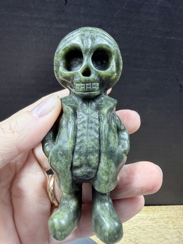 Kristall grün jade - jade, skelett