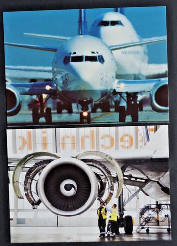 Postkarte flugzeug boeing - ak,
