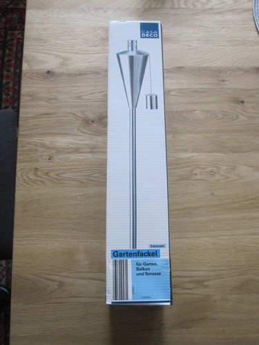 Neue edelstahl gartenfackel - neue,