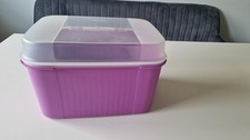 Tupperware Schatztruhe Lila großes Naschkätzchen Neuwertig Xl 7,3 Liter Kiste