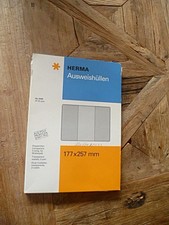 Herma Mutterpasshüllen Klapphüllen 2-teilig Transparent 177x257 mm NEU