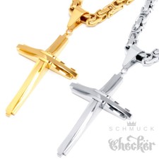 Kreuz Anhänger Königkette
