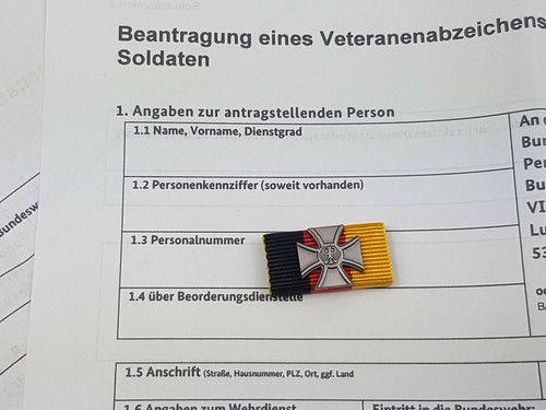 Bundeswehr veteranenabzeichen - bundeswehr,