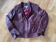 Damen Lederjacke, Bordeaux ,ashley brooke, Designermode Größe 40,selten getragen