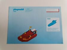 Playmobil 4489 NUR Bauplan Beschreibung für Forscherboot mit Pottwal M271