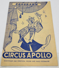 Circus Apollo Zirkus Programm