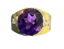 Ring Amethyst Diamanten 585er