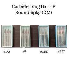 Carbide Tong Bar HP Round 6pkg