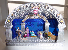 Miniatur Krippe mit Hirten -