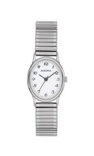 Adora Armbanduhr Damen silberfarben Edelstahl Zugband Quarz AB6058