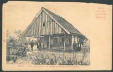 PREIL vintage postcard Preila