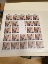 Bund Ganzer Bogen Mi.Nr. 1326 Kurt Schwitters 80 Pf. Postfrisch FN 1 Komplett RR