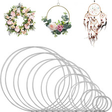 16 Metallringe zum Basteln Hängedeko Traumfänger Hochzeitsdeko