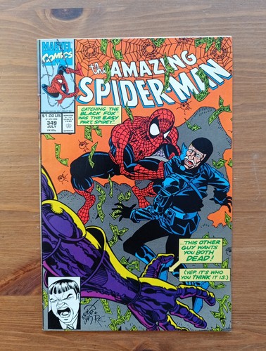 Amazing spider man 349 marvel - spider-man,