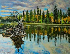 Acrylgemälde handgemalt - .,