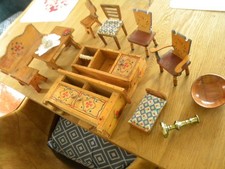 Puppenhaus Möbel Spielzeug Alt Puppen Stuben Haus Set Deko Konvolut Sammlung