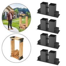 4x Holzstapelhilfe Stapelhilfe