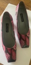 Pumps pink/schwarz 39, Animal