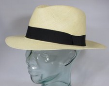 Vintimilla Panamahut Brisa Strohhut Fedora Bogart Hut natur Neu