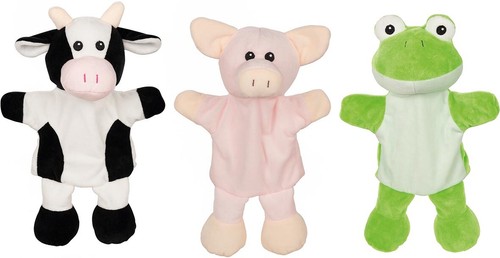 Handpuppen mit beinen - mit, kuh