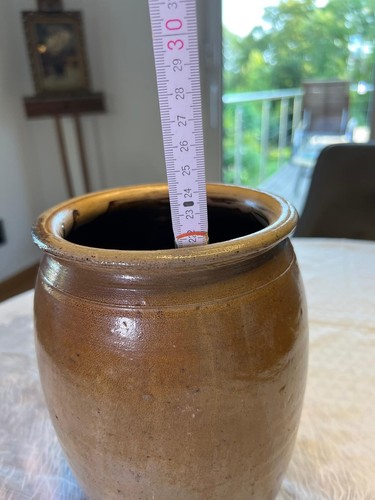 Antiker schmalztopf 22cm - schmalztopf,