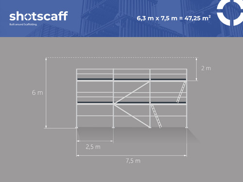 Günstig baugerüst - 47, m2