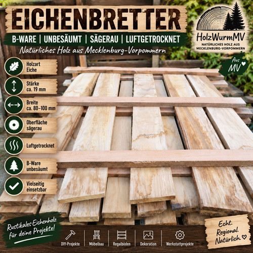 Eichenbretter ware - eichenbretter, b-ware