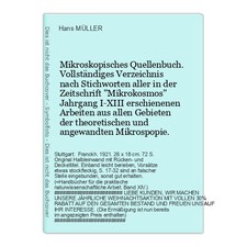 Mikroskopisches Quellenbuch